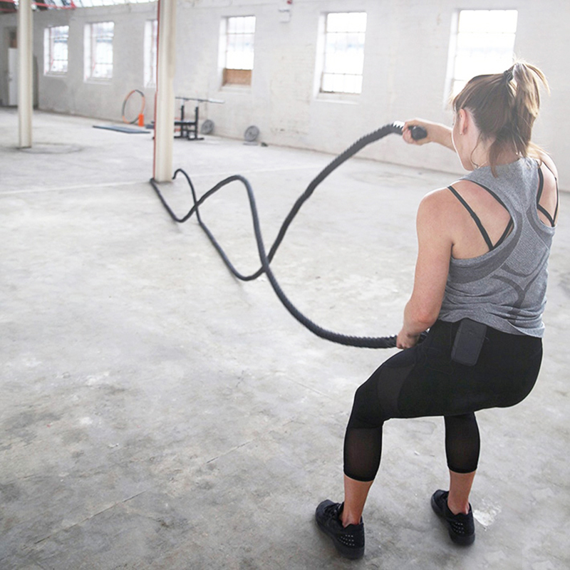 Crossfit No Equipment - Cuerda de Batalla para Fitness de