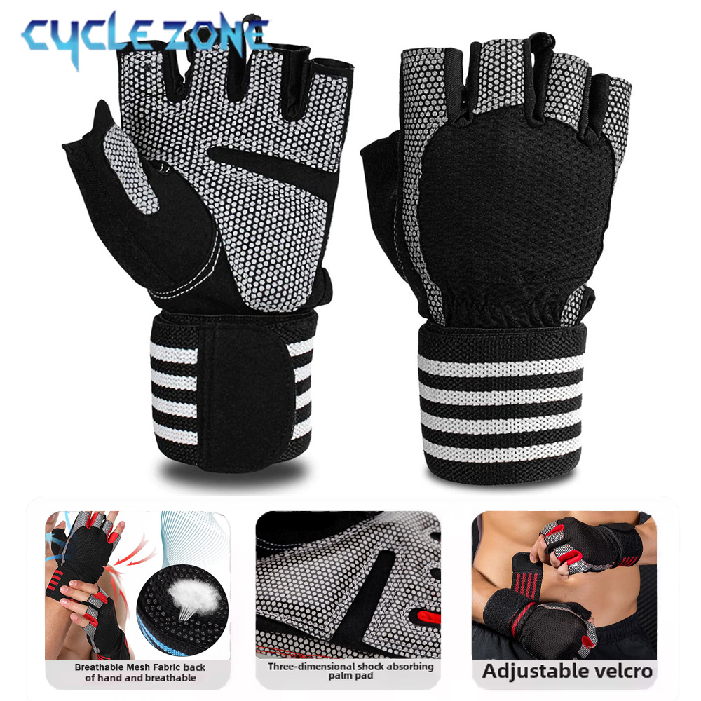 Crossfit Workout With Equipment - 1 Par de Guantes de Gimnasio