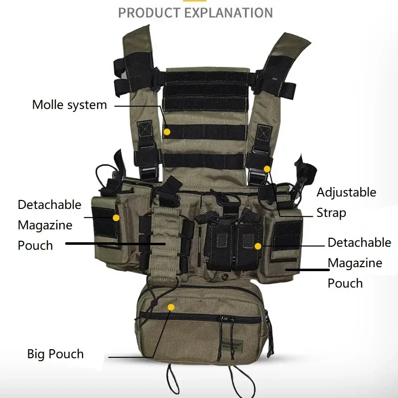 Chaleco de aparejo de pecho D3 - Crossfit Gear Men reseña y precio