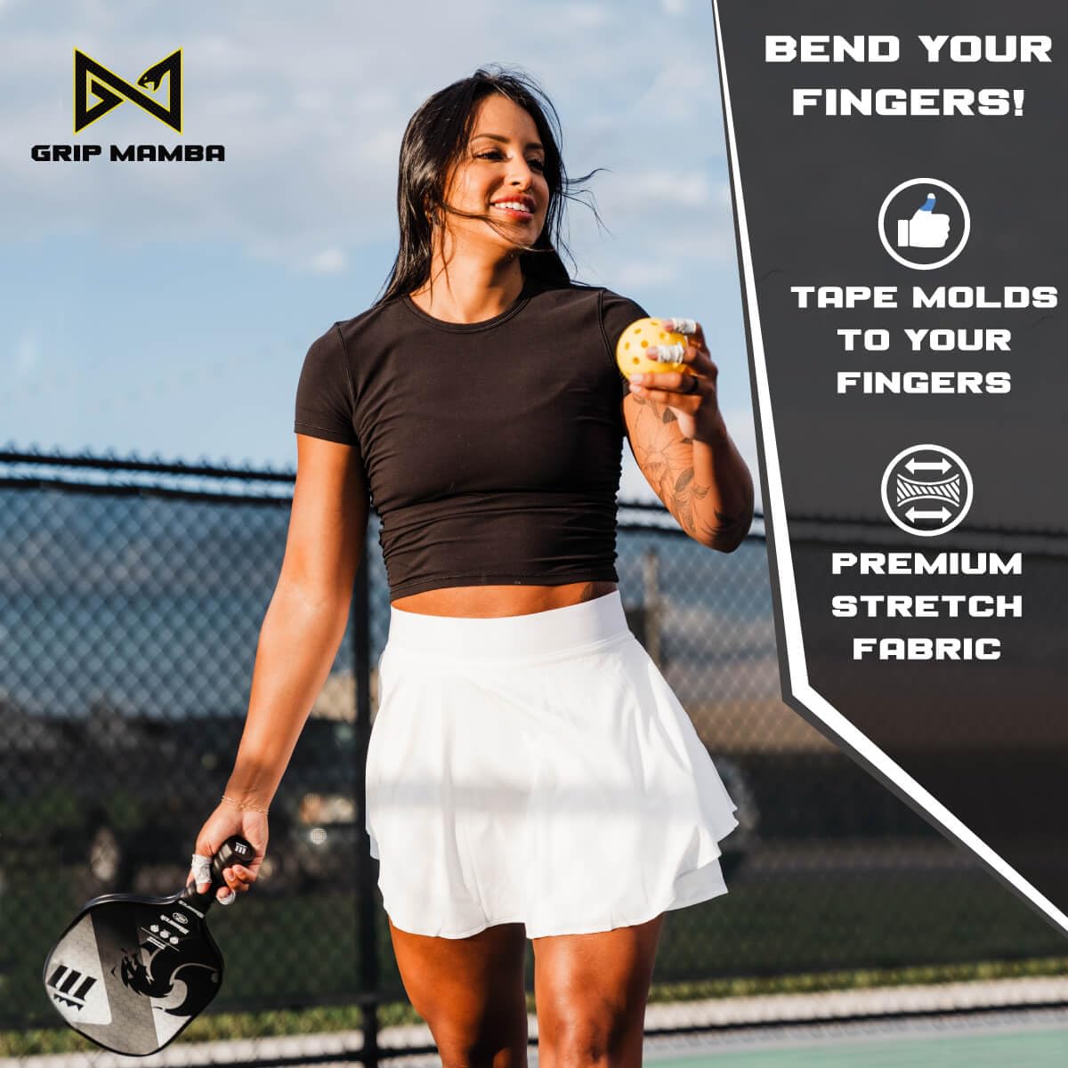 Grip Mamba Cinta elástica para - Finger Tape Athletic reseña y precio